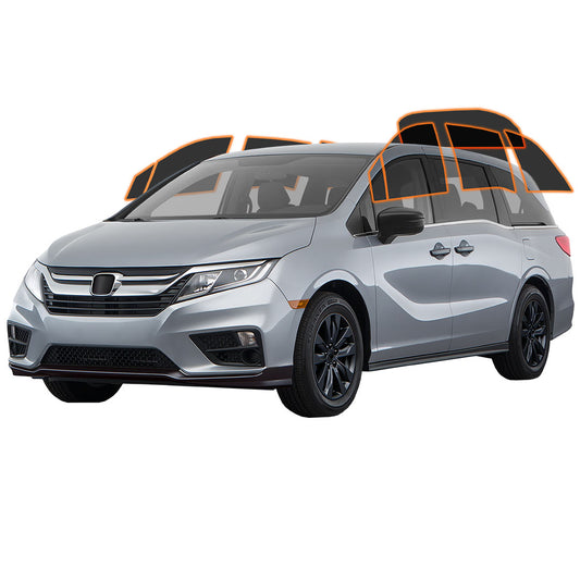 MOTOSHIELD PRO VAN with Nano Ceramic Tint applied on all sides and rear. Includes a lifetime warranty.