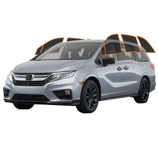 MOTOSHIELD PRO VAN with Nano Ceramic Tint applied on all sides, featuring a lifetime warranty.