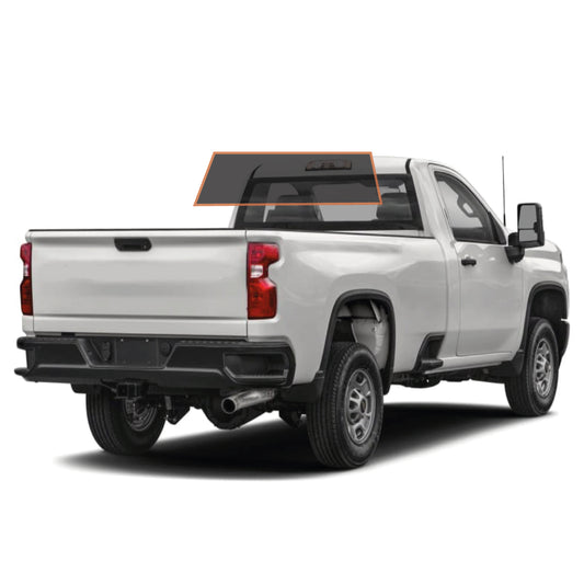 PRECUT CERAMIC WINDOW TINT FILM FOR 2014-2019 CHEVROLET SILVERADO 2500 STANDARD CAB — (REAR WINDSHIELD 15%)