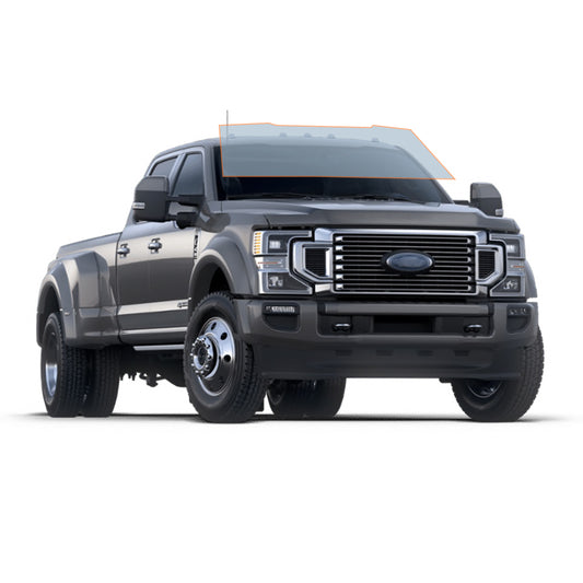 MOTOSHIELD PRO PREMIUM PROFESSIONAL 2MIL CERAMIC WINDOW TINT FILM FOR 2017-2021 FORD F-250 4 DOOR CREW — (FRONT WINDSHIELD 70%) + LIFETIME WARRANTY