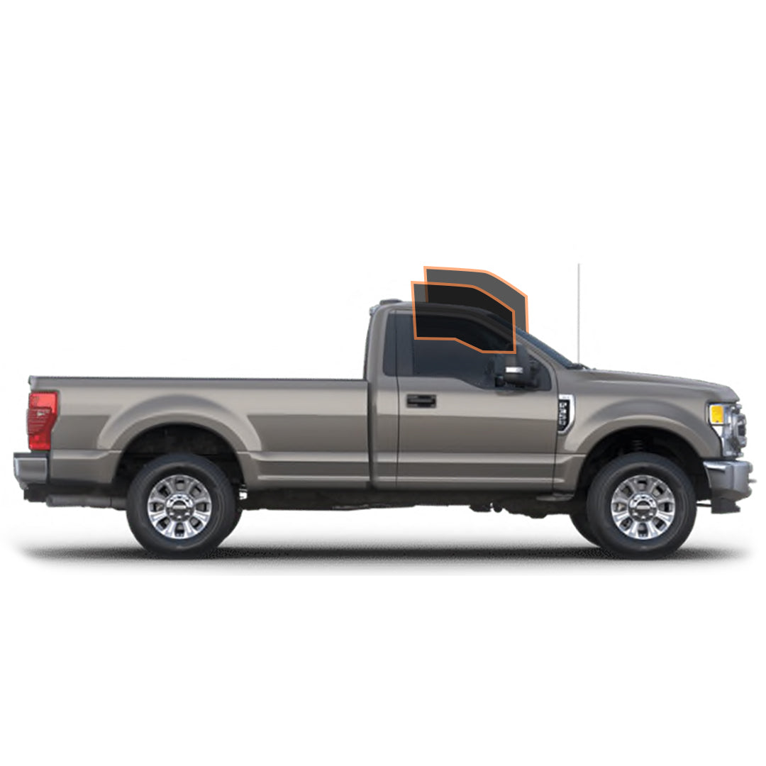 CERAMIC WINDOW TINT FILM FOR 2015-2021 FORD F150 STANDARD CAB— (FRONT DRIVER/PASSENGER 15%)