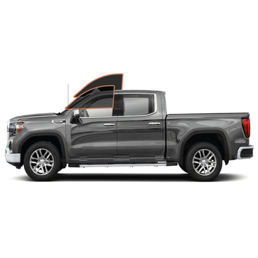 MOTOSHIELD PRO PREMIUM PROFESSIONAL 2MIL PRECUT CERAMIC WINDOW TINT FILM FOR 2014-2018 GMC SIERRA 1500 CREW CAB — (FRONT DRIVER/PASSENGER 25%) + LIFETIME WARRANTY