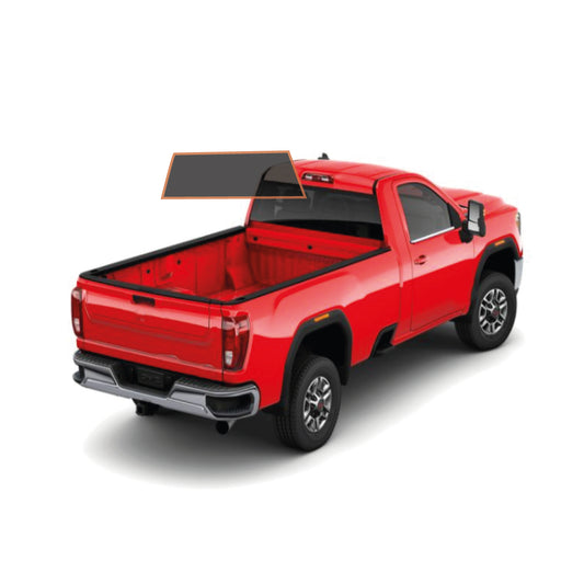 PRECUT CERAMIC WINDOW TINT FILM FOR 2014-2019 GMC SIERRA 2500 STANDARD CAB — (REAR WINDSHIELD 5%)