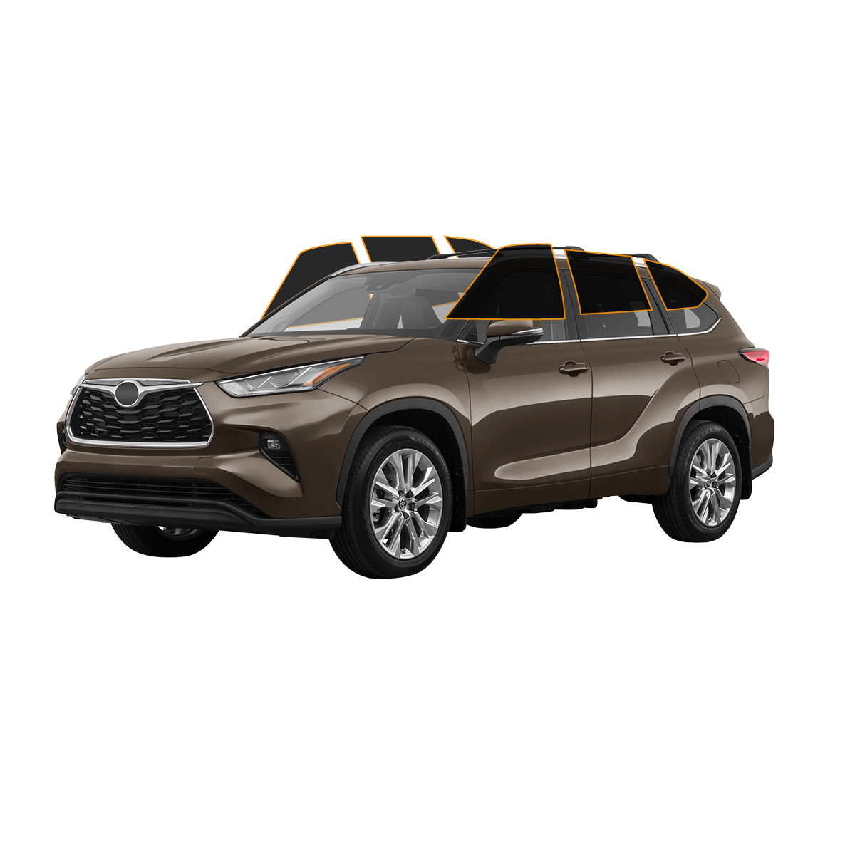 Highlander3 CARBON WINDOW TINT ALL SIDES