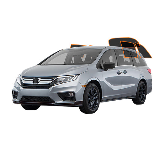 MOTOSHIELD PRO VAN showcasing Nano Ceramic Tint on back side windows and rear. Lifetime warranty included.