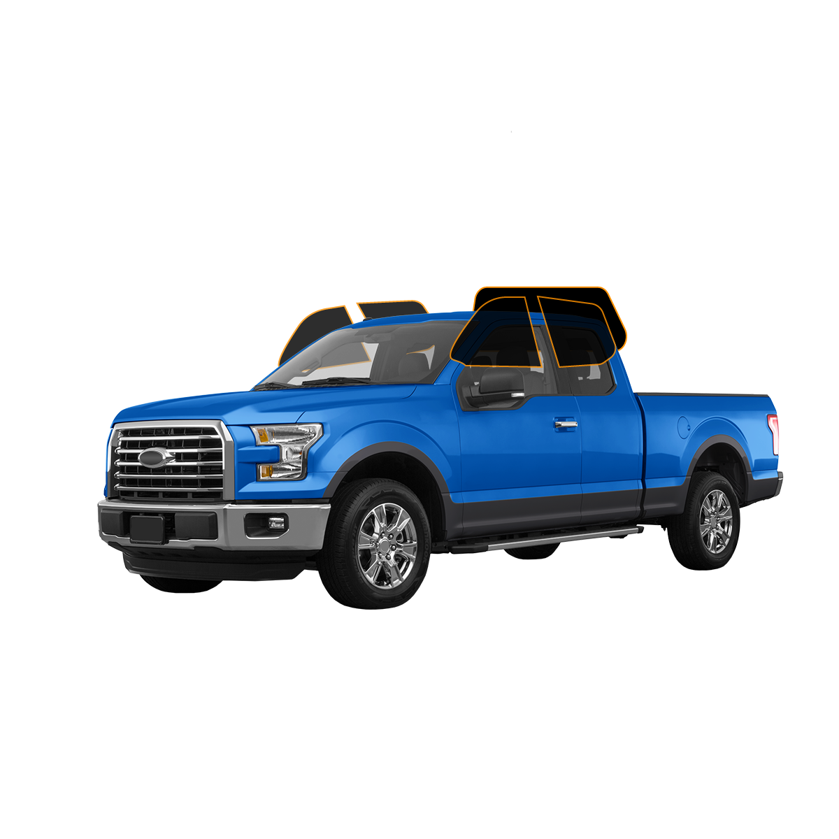 MotoShield Pro Extended Cab Truck | Carbon Window Tint | All Sides + Rear + Lifetime Warranty