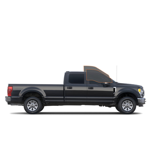 MotoShield Pro Premium Professional 2mil Precut Ceramic Window Tint Film for 2013-2016 Ford F-250 4 Door Crew — (Front Driver/Passenger 15%) + Lifetime Warranty