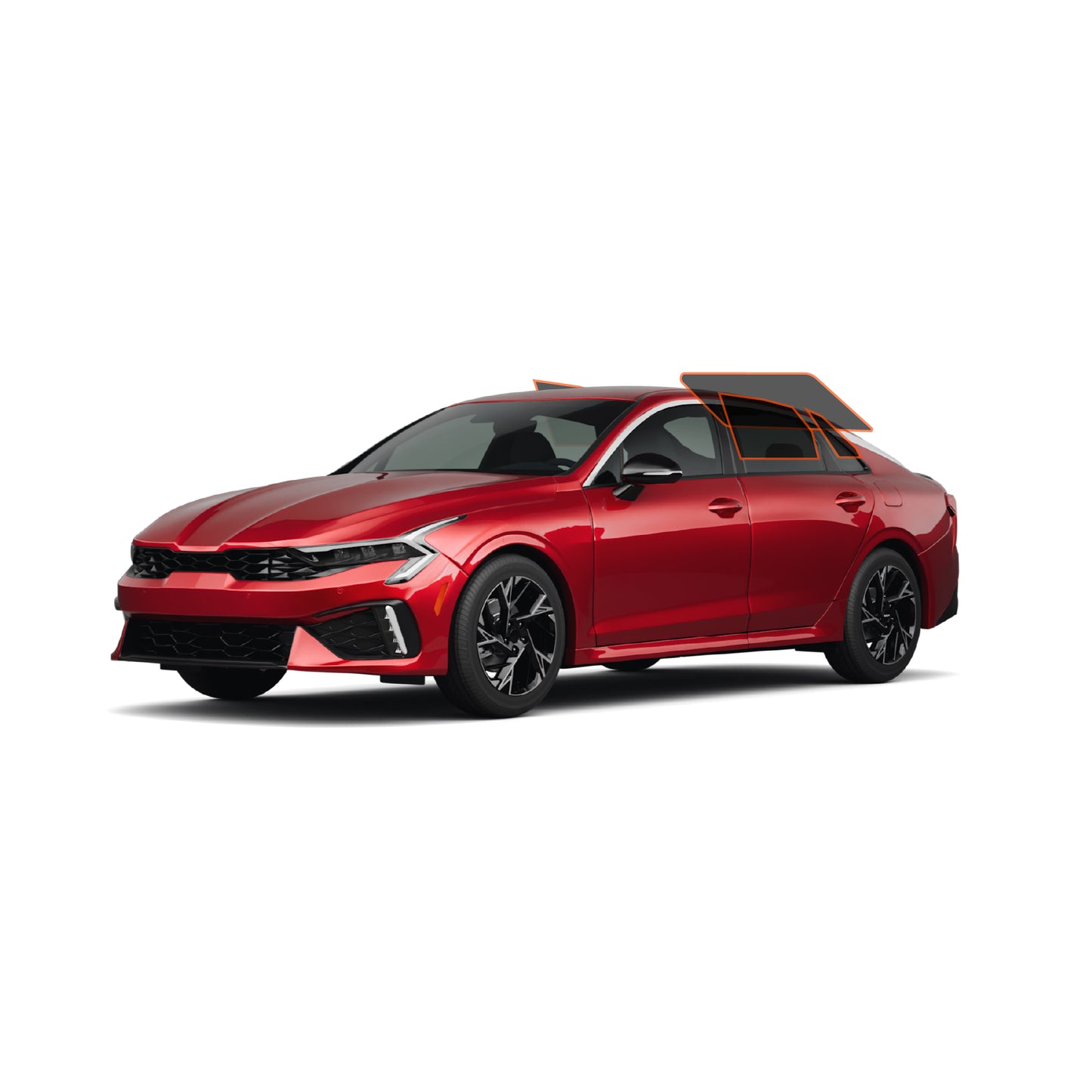 MotoShield Pro 4 Door Car | Nano Carbon Tint | Back 2 Sides + Rear + Lifetime Warranty