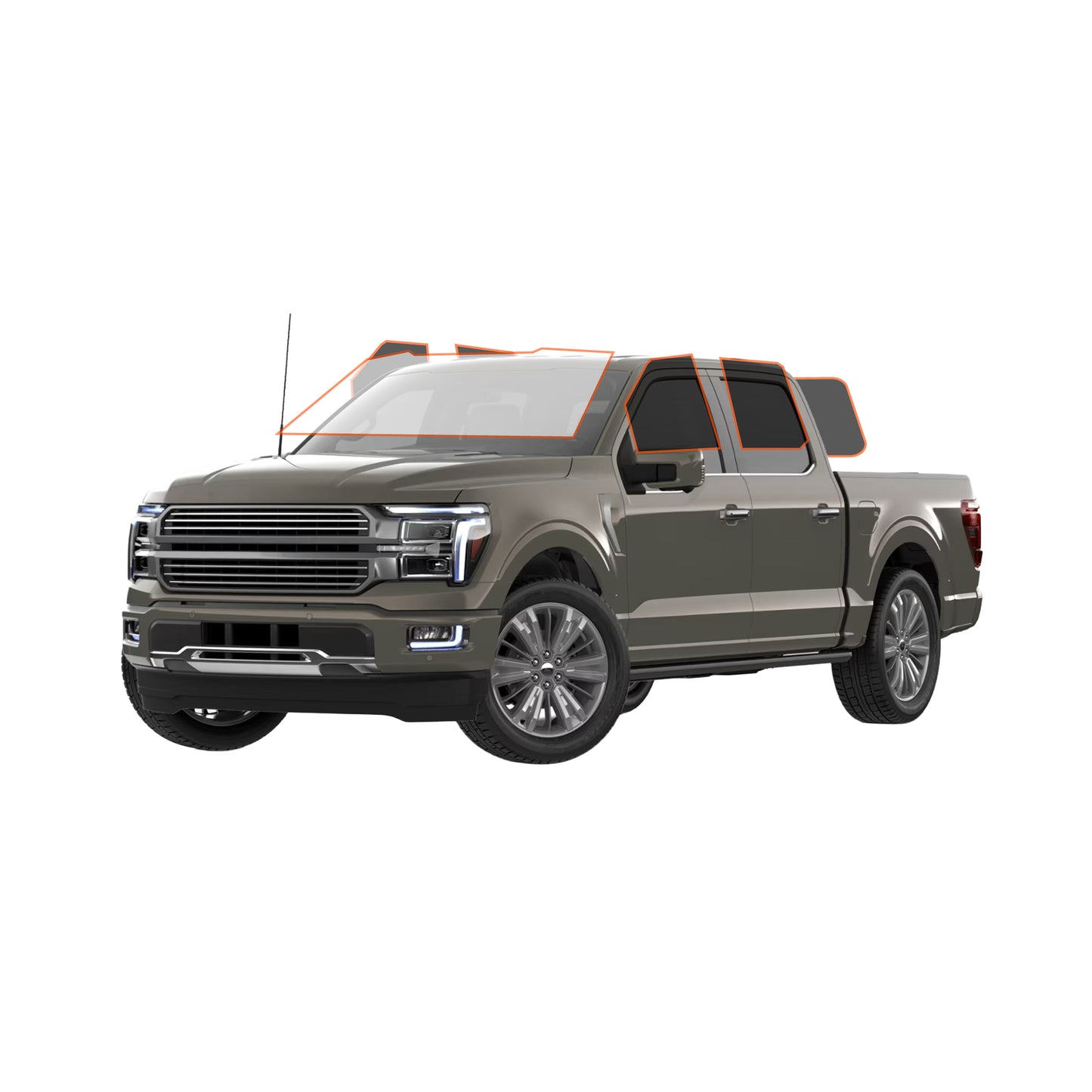 Nano Ceramic Car Window Tint for 4 Door Truck All Windows