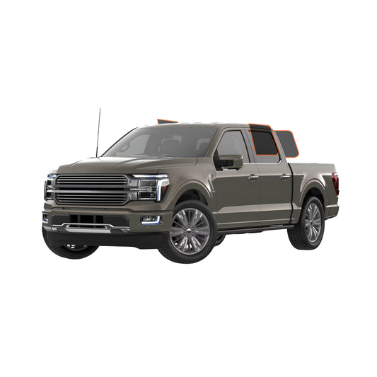 Window Tint Mobile Installation For Truck - Rear Doors + Rear Windshield