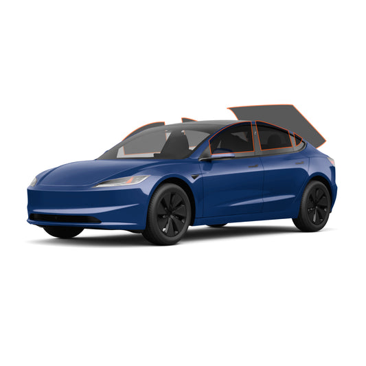 MotoShield Pro Tesla Model 3 | Nano Carbon Tint | All Sides + Rear Panoramic Roof + Lifetime Warranty