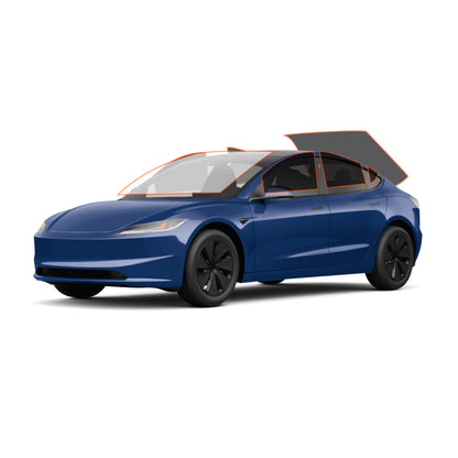 MotoShield Pro Tesla Model 3 | Nano Carbon Tint | All Windows + Lifetime Warranty