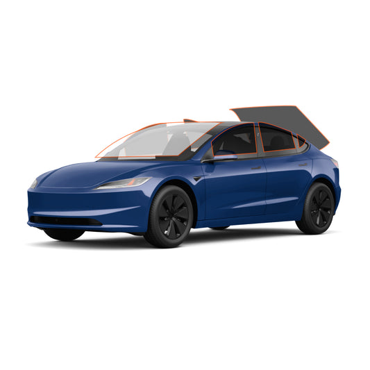 MotoShield Pro Tesla Model 3 | Nano Carbon Tint | All Windows + Lifetime Warranty