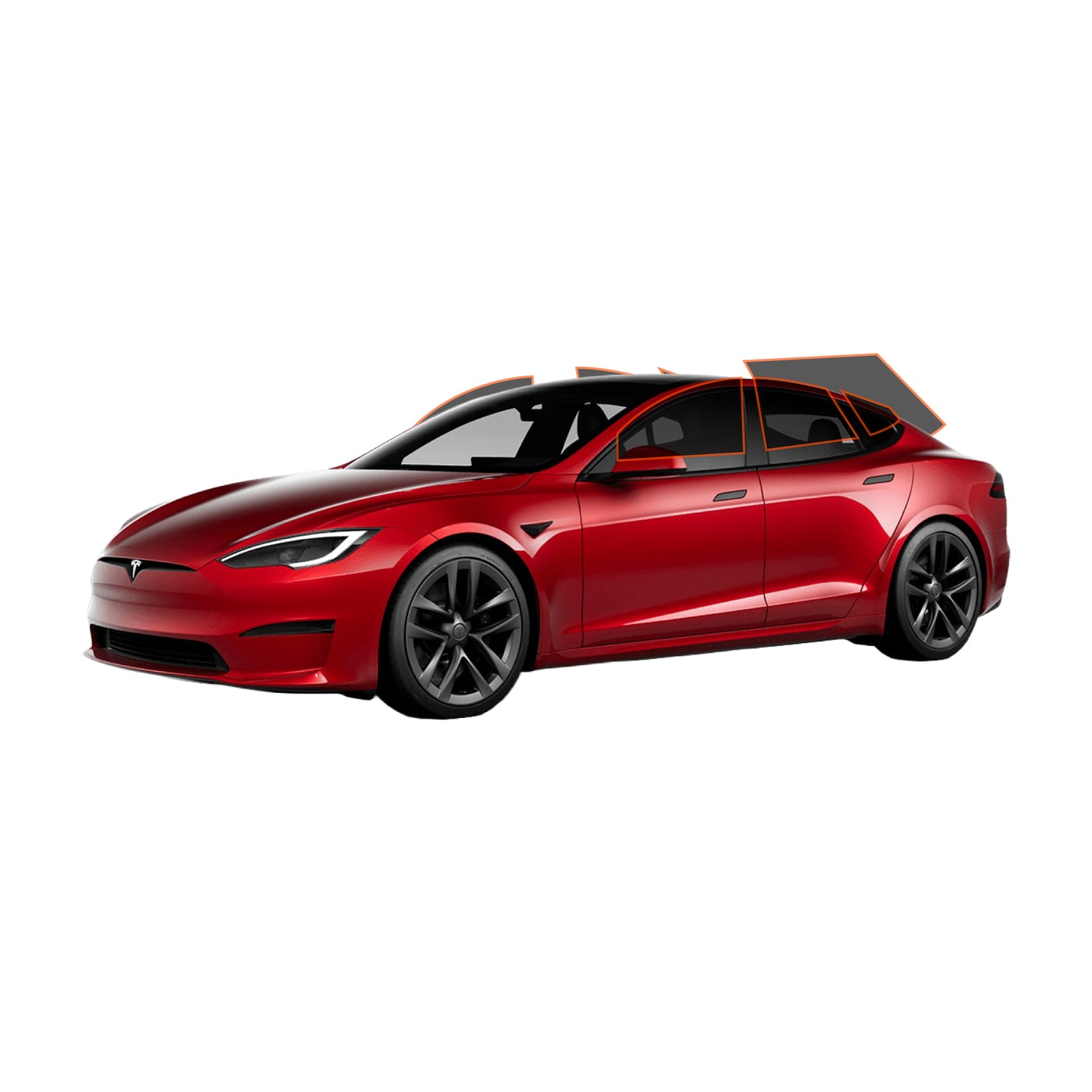 MotoShield Pro Tesla Model S | Nano Carbon Tint | All Sides + Rear + Lifetime Warranty