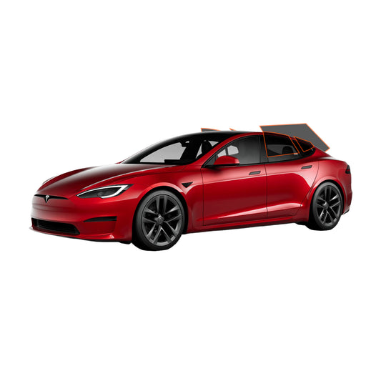 MotoShield Pro Tesla Model S | Nano Carbon Tint | Back 2 Sides + Rear + Lifetime Warranty