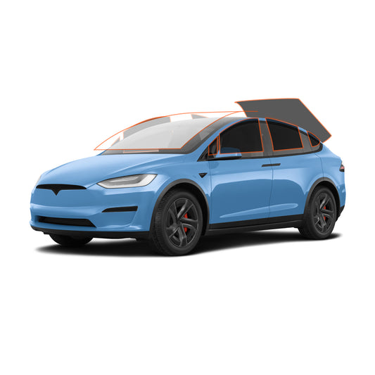 MotoShield Pro Tesla Model X | Nano Carbon Tint | All Windows + Lifetime Warranty