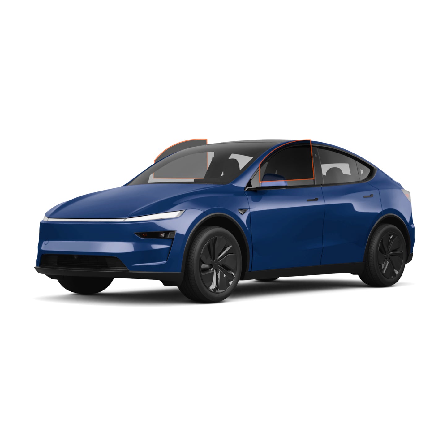 MotoShield Pro Tesla Model Y | Nano Carbon Tint | Front 2 Windows + Lifetime Warranty