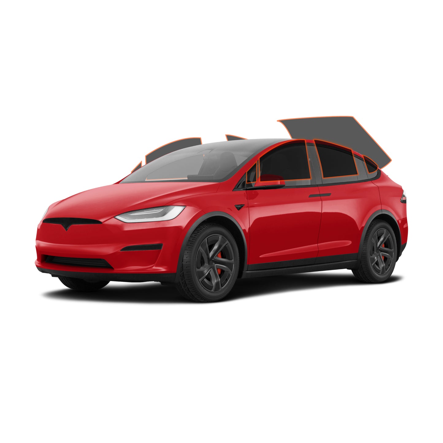 Nano Ceramic Car Window Tint for Tesla Model X All Sides + Rear