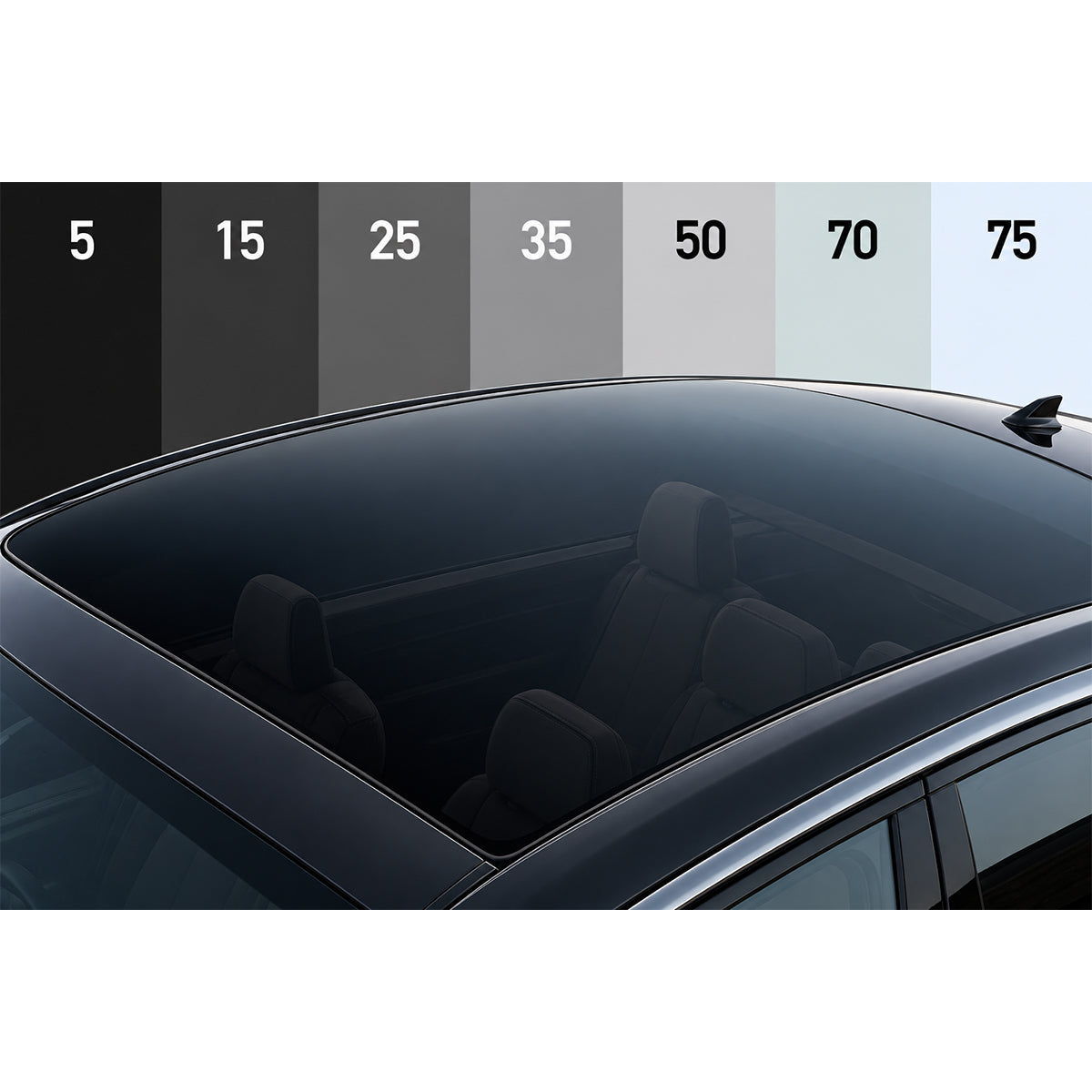 Precut Nano Ceramic Window Tint Panoramic Sunroof For All Vehicles