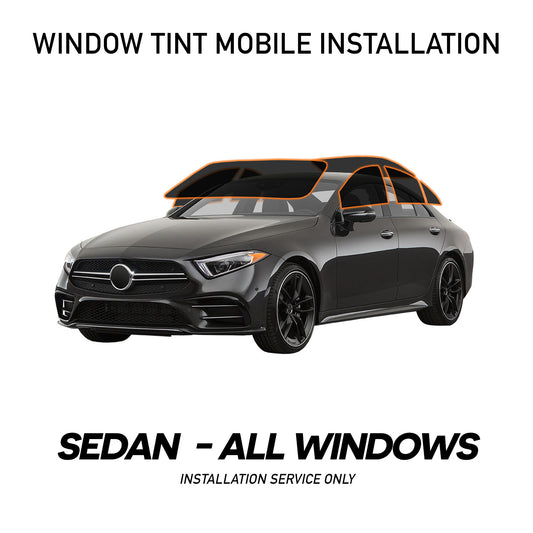 Window Tint Mobile Installation For Sedan - All Windows