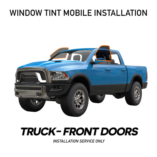 Window Tint Mobile Installation For Truck - Front Doors