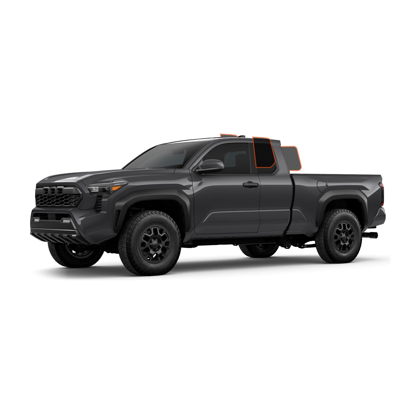 MotoShield Pro Extended Cab Truck | Nano Carbon Tint | Back 2 Sides + Rear + Lifetime Warranty
