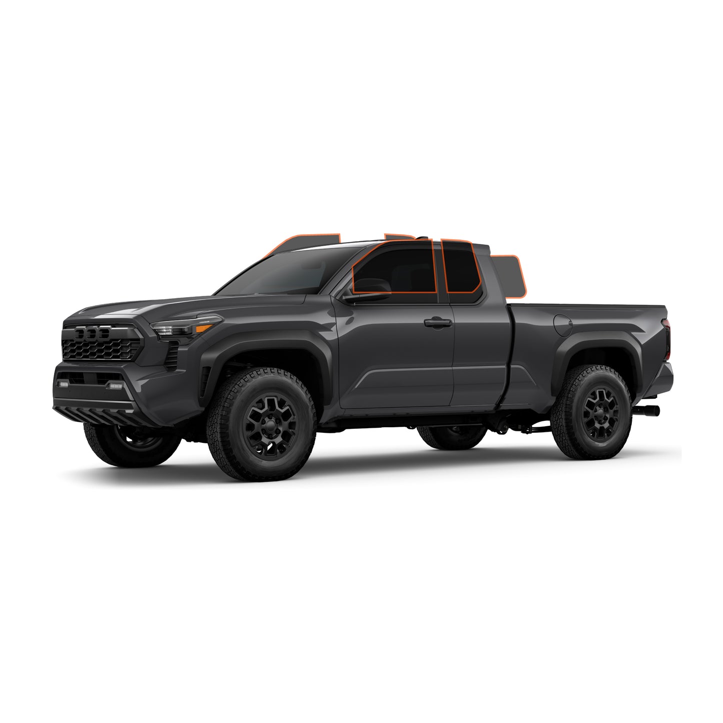 MotoShield Pro Extended Cab Truck | Nano Carbon Tint | All Sides + Rear + Lifetime Warranty