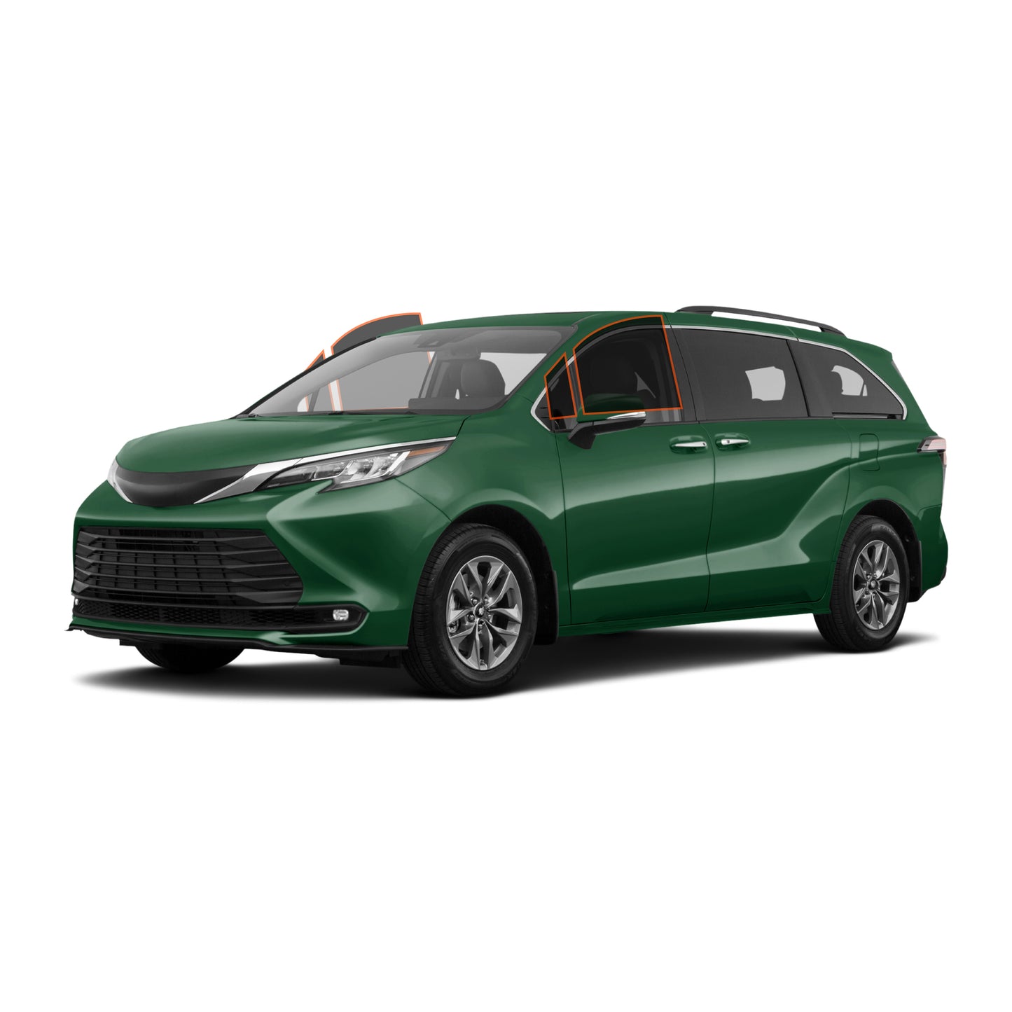 Nano Ceramic Car Window Tint for Van Front 2 Doors