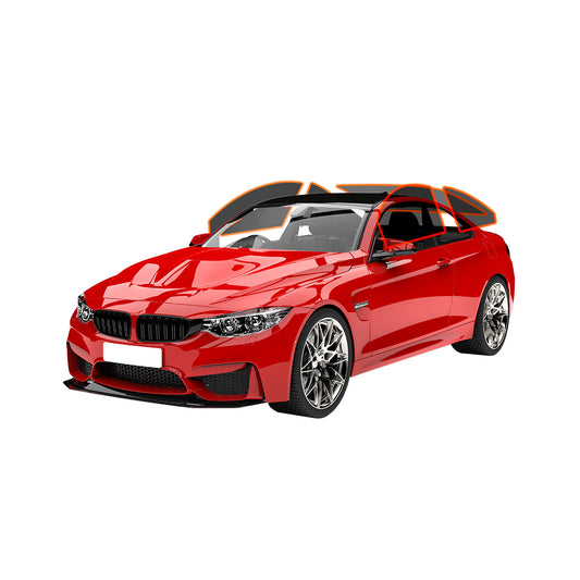 MotoShield Pro  2 Door Car | Nano Ceramic Tint | All Sides + Rear + Lifetime Warranty