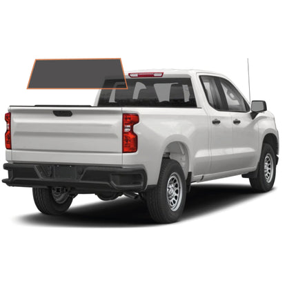 MotoShield Pro Premium Professional 2mil Precut Ceramic Window Tint Film for 2014-2018 Chevrolet Silverado 1500 Double Cab — (Rear Windshield 25%) + Lifetime Warranty