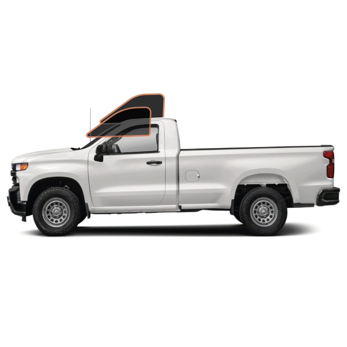 MotoShield Pro Premium Professional 2mil Precut Ceramic Window Tint Film for 2010-2021 Dodge Ram 2500 Standard Cab — (Front Driver/Passenger 15%) + Lifetime Warranty