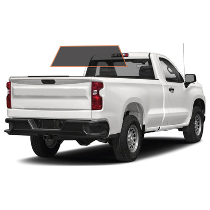 MotoShield Pro Premium Professional 2mil Precut Ceramic Window Tint Film for 2014-2018 Chevrolet Silverado 1500 Standard Cab — (Rear Windshield 15%) + Lifetime Warranty