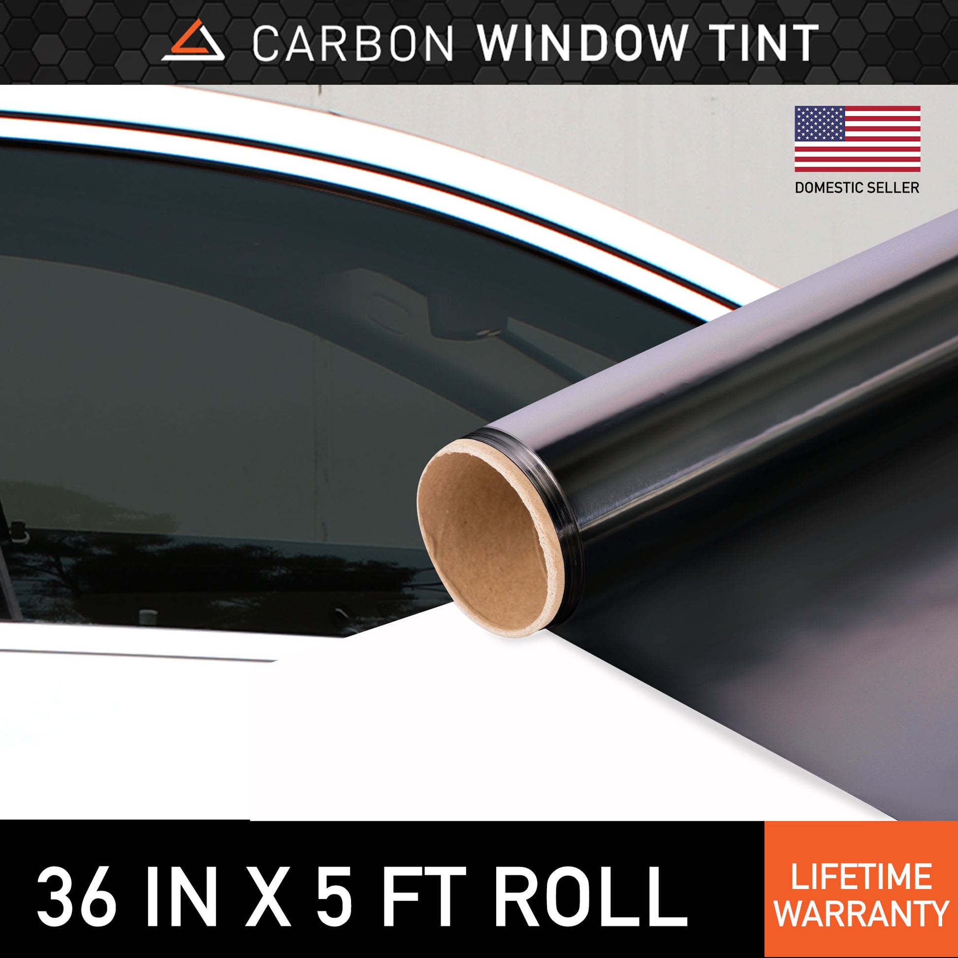 Carbon Window Tint For Auto - 36 in x 5' ft Roll – MotoShield Pro