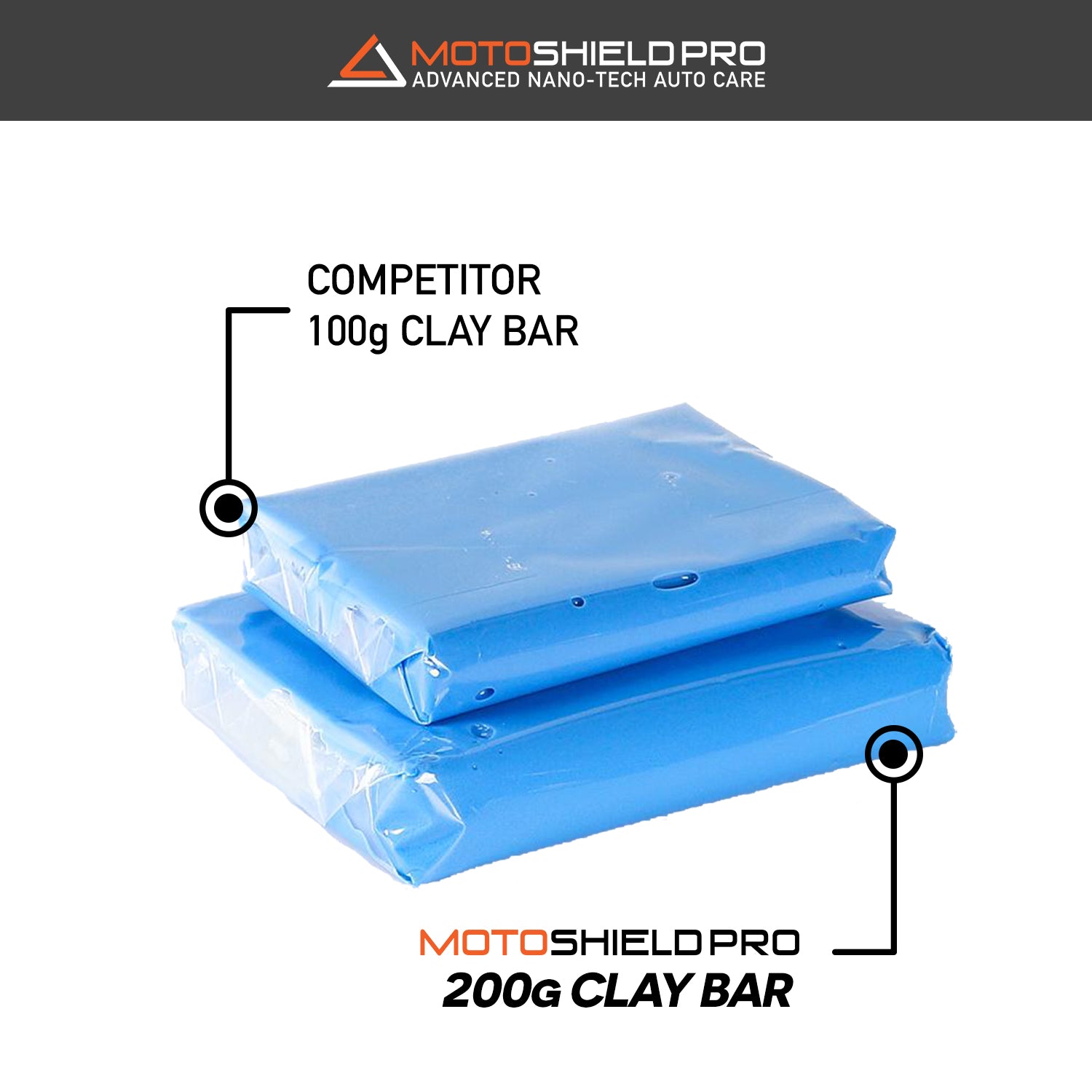 MotoShield Pro Car Detailing Clay Bar 200g