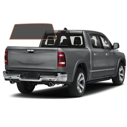 MotoShield Pro Premium Professional 2mil Precut Ceramic Window Tint Film for 2009-2018 Dodge Ram 1500 Crew Cab — (Rear Windshield 25%) + Lifetime Warranty