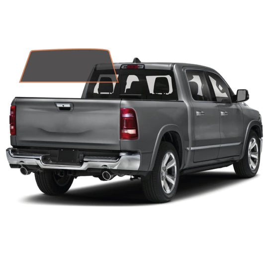 MotoShield Pro Premium Professional 2mil Precut Ceramic Window Tint Film for 2009-2018 Dodge Ram 1500 Crew Cab — (Rear Windshield 5%) + Lifetime Warranty