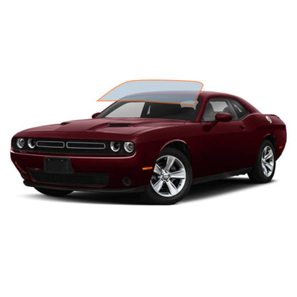MotoShield Pro Premium Professional 2mil Ceramic Window Tint Film for 2008-2021 Dodge Challenger — (Front Windshield 70%) + Lifetime Warranty