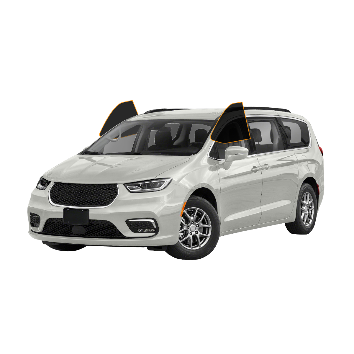 MotoShield Pro Mini Van | Carbon Window Tint | Front 2 Windows