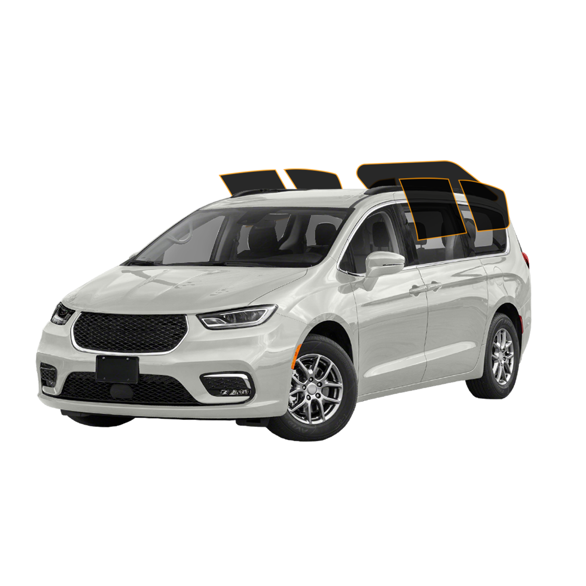 MotoShield Pro Mini Van | Carbon Window Tint | Back Sides + Rear
