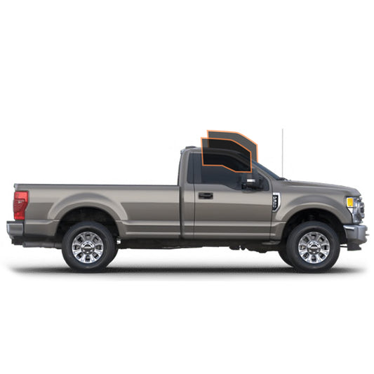 CERAMIC WINDOW TINT FILM FOR 2015-2021 FORD F150 STANDARD CAB— (FRONT DRIVER/PASSENGER 25%) 