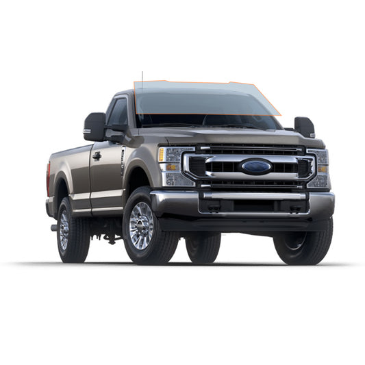 MotoShield Pro Premium Professional 2mil Precut Ceramic Window Tint Film for 2013-2016 Ford F250Standard Cab — (Front Windshield 50%) + Lifetime Warranty