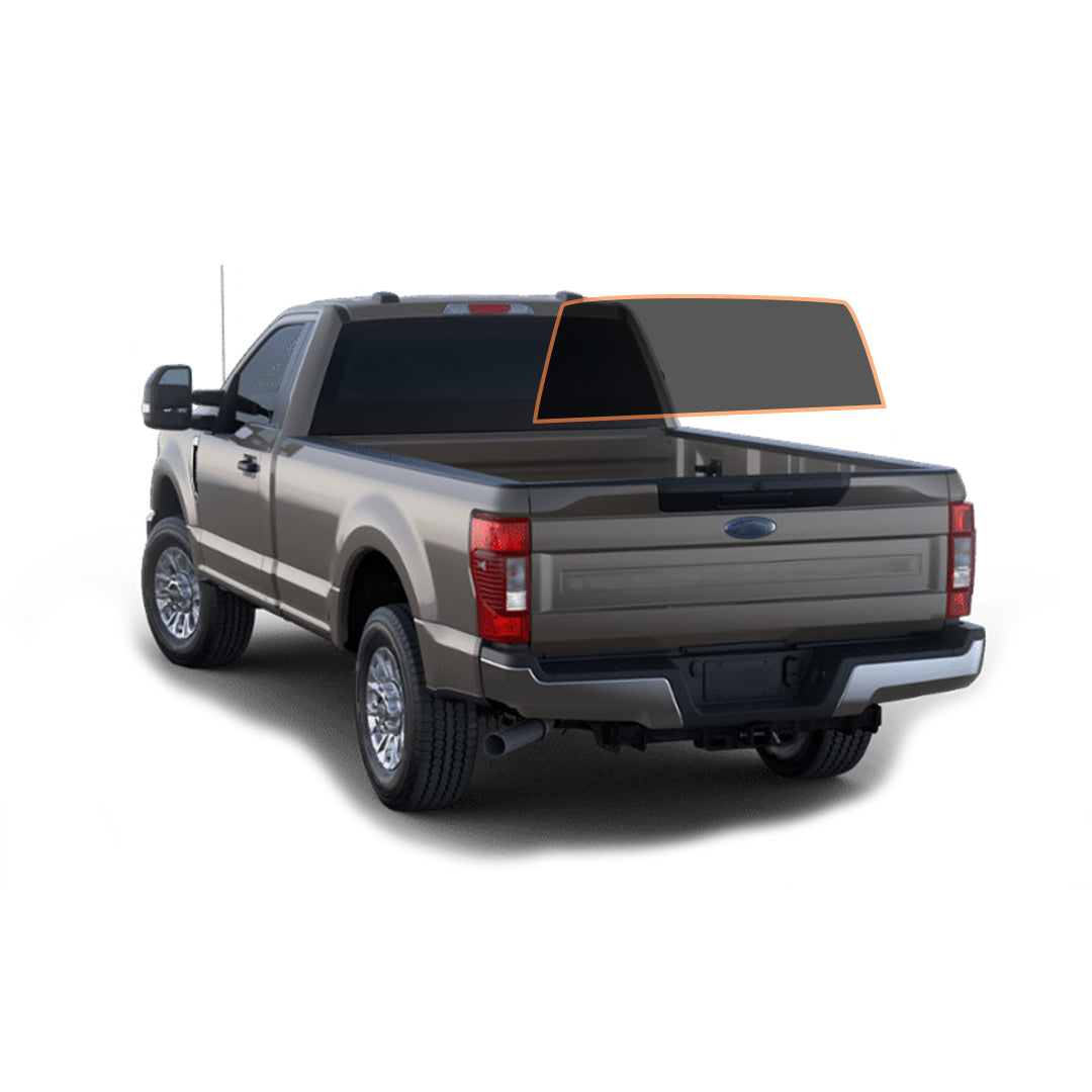MOTOSHIELD PRO PREMIUM PROFESSIONAL 2MIL CERAMIC WINDOW TINT FILM FOR 2009-2014 FORD F150 STANDARD CAB— (SOLID REAR WINDSHIELD 25%) + LIFETIME WARRANTY