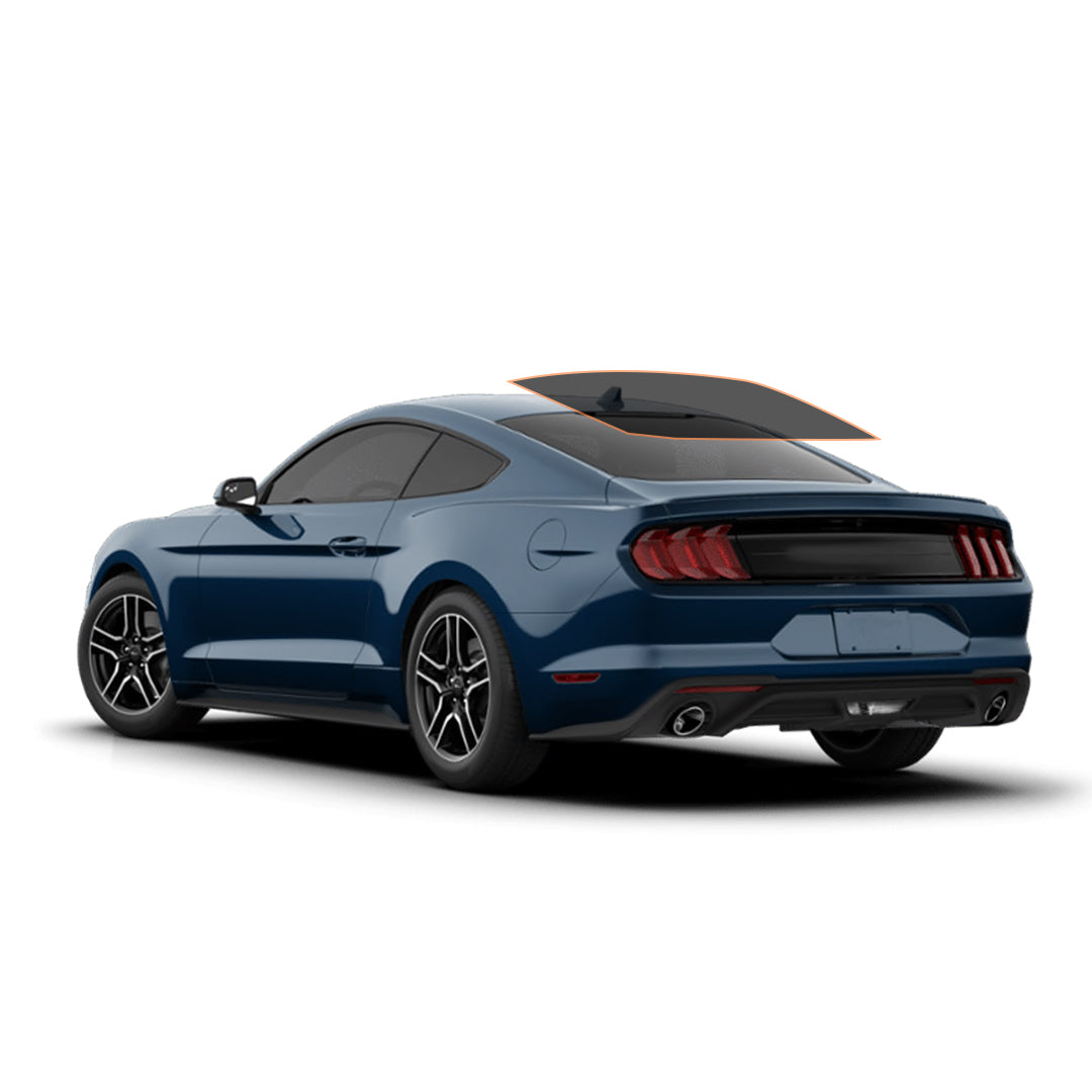 MotoShield Pro Premium Professional 2mil Ceramic Window Tint Film for 2015-2021 Ford Mustang— (Rear Windshield 25%) + Lifetime Warranty