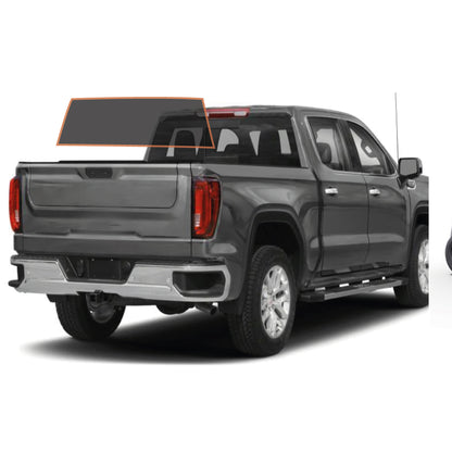 MotoShield Pro Premium Professional 2mil Precut Ceramic Window Tint Film for 2014-2019 Chevrolet Silverado 2500 Crew Cab — (Rear Windshield 15%) + Lifetime Warranty