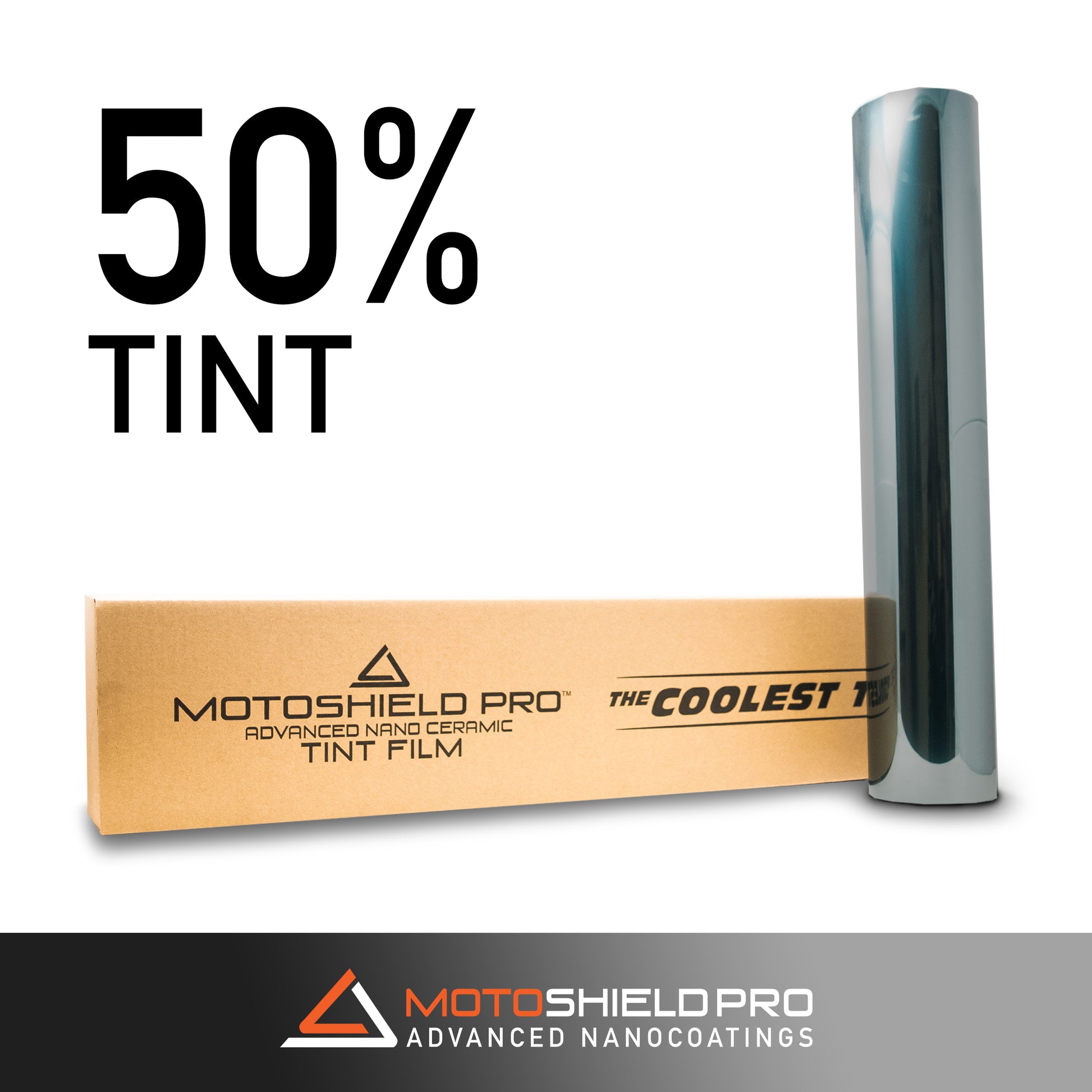 MotoShield Pro Nano Ceramic Window Tint - 60" in x 100' ft Roll + Lifetime Warranty