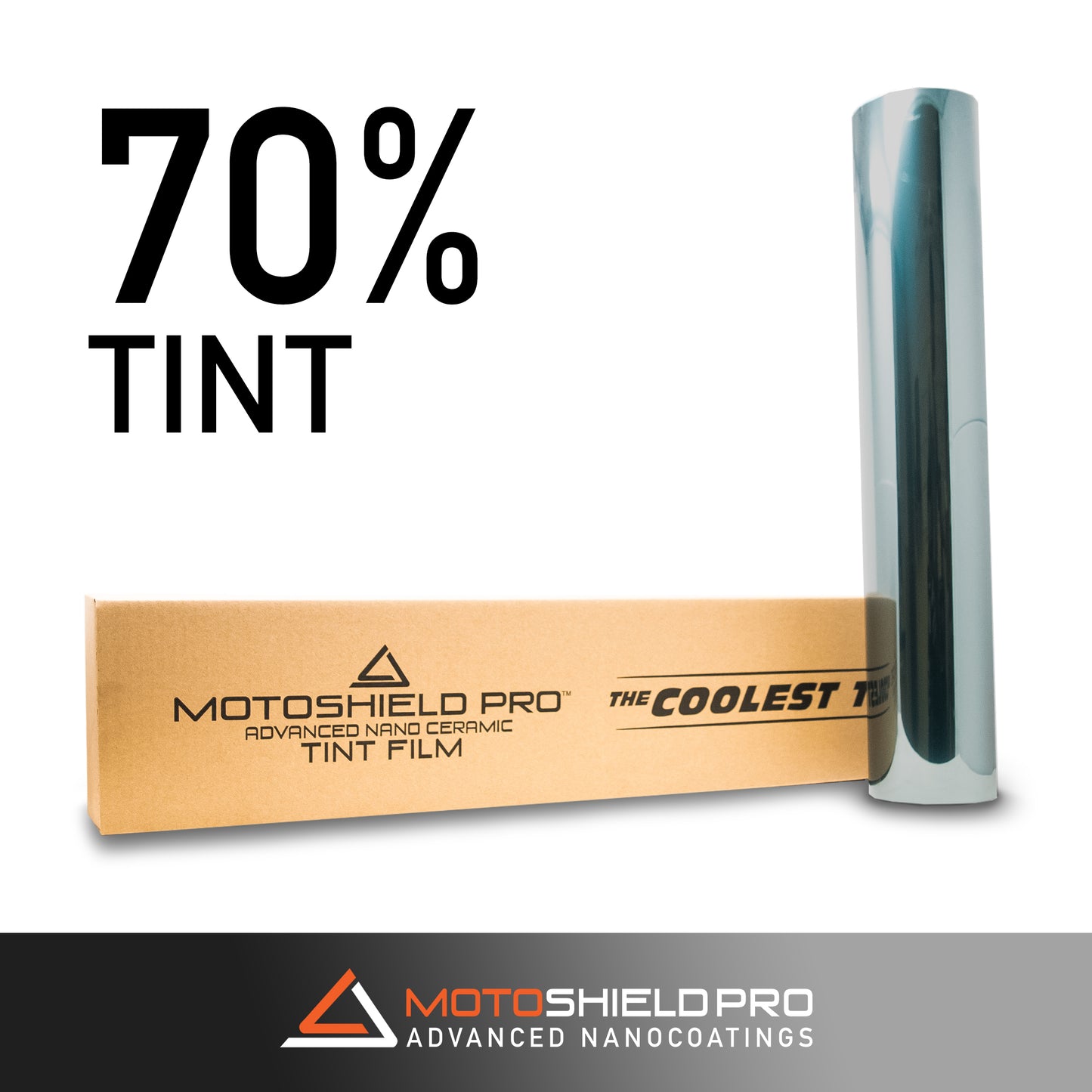 MotoShield Pro Nano Ceramic Window Tint - 60" in x 100' ft Roll + Lifetime Warranty