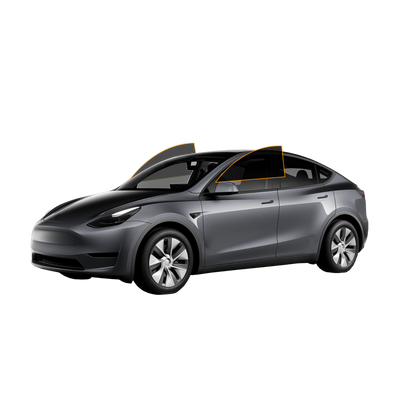 TESLA MODEL Y CARBON WINDOW TINT FRONT 2 WINDOWS 