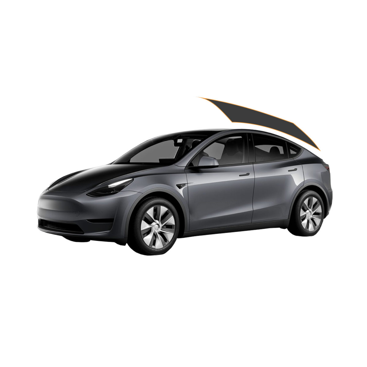 MotoShield Pro Tesla Model Y | Carbon Window Tint | Rear Window + Lifetime Warranty