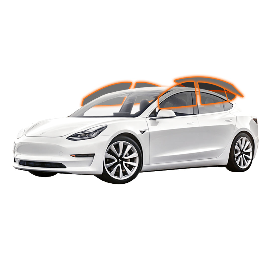 MotoShield Pro Tesla Model 3 | Nano Ceramic Tint | All Sides + Rear Panoramic Windows + Lifetime Warranty