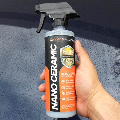 MotoShield Pro Nano Ceramic Detail Spray - 16oz Kit
